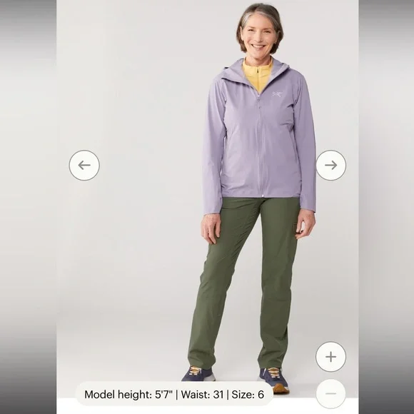 REI NWT Kühl Women’s Freeflex Roll-Up Hiking Pants- Dark Moss - Picture 4 of 9